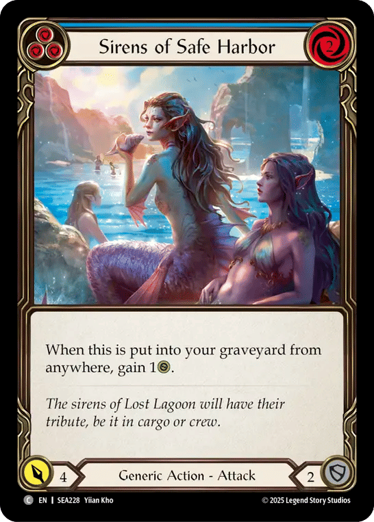Sirens of Safe Harbor (Blue) — High Seas — Flesh and Blood
