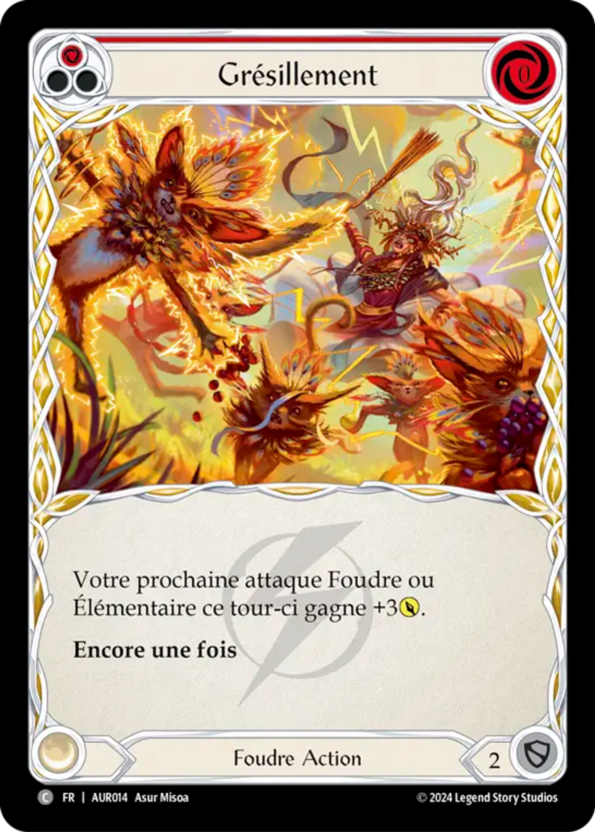 Grésillement — 1st Strike - Aurora — Flesh and Blood