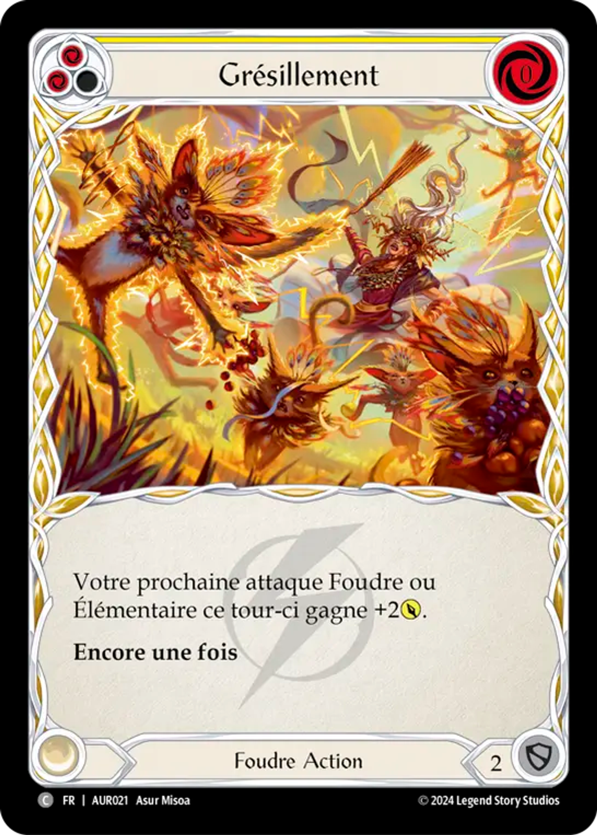 Grésillement — 1st Strike - Aurora — Flesh and Blood