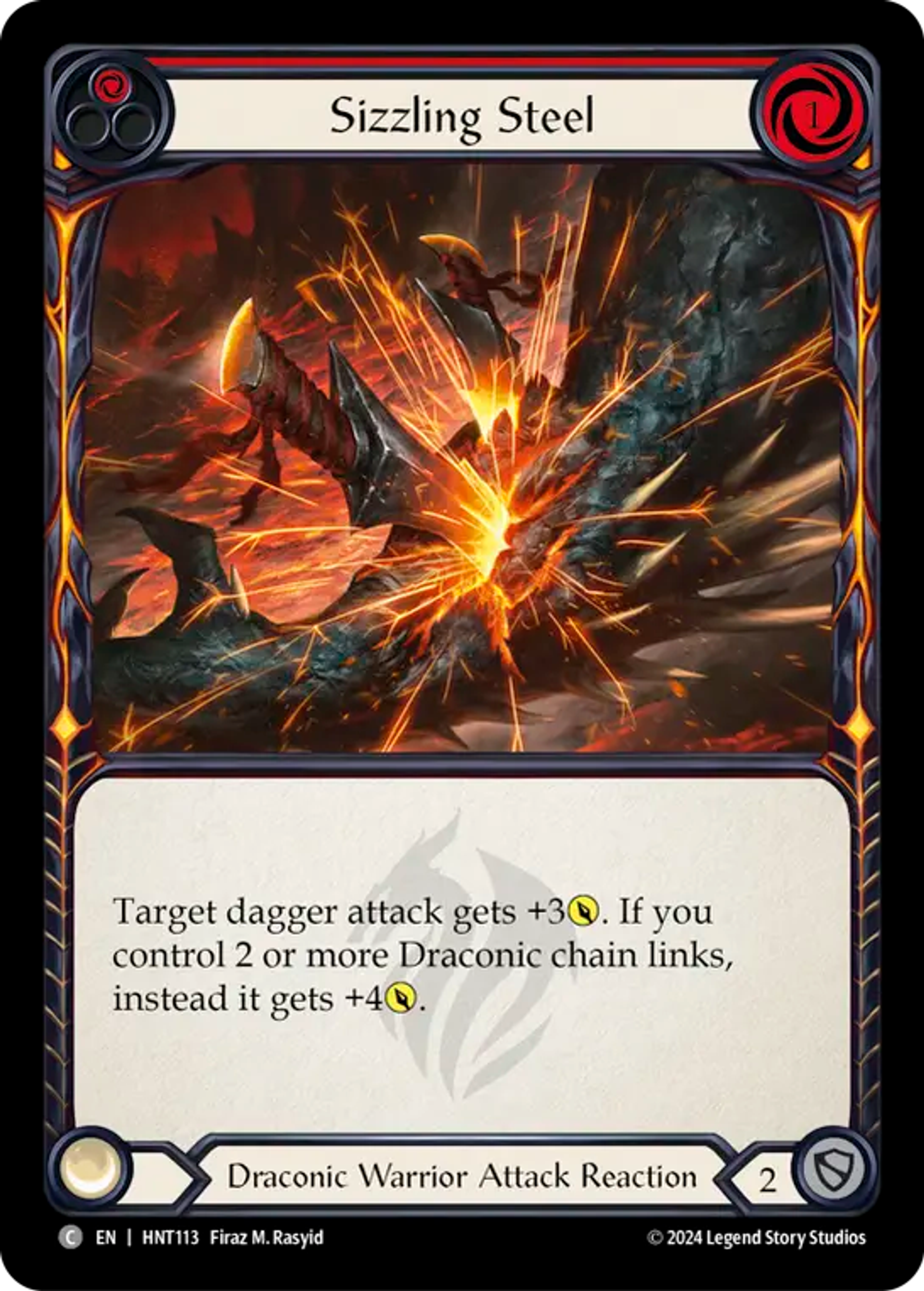 Acier grésillant — The Hunted — Flesh and Blood