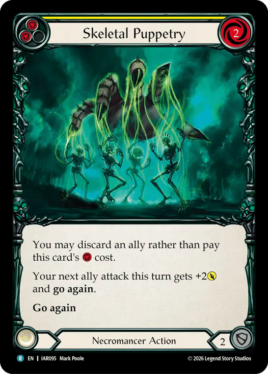 Skeletal Puppetry (Yellow) — Usurp the Shadow Throne — Flesh and Blood