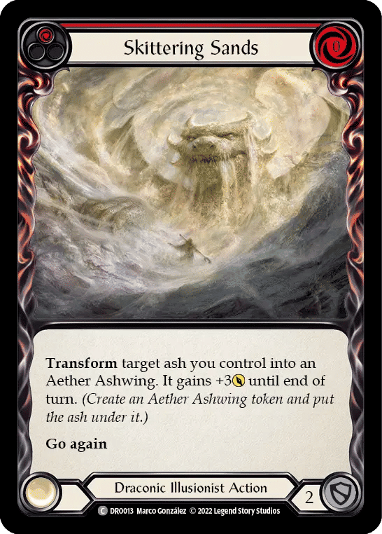 Skittering Sands (Red) — Dromai - Blitz Deck — Flesh and Blood