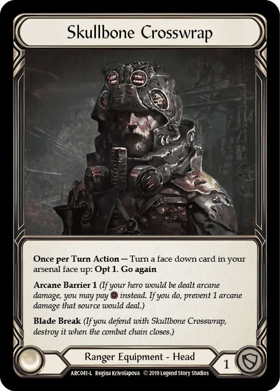 Skullbone Crosswrap — Arcane Rising — Flesh and Blood