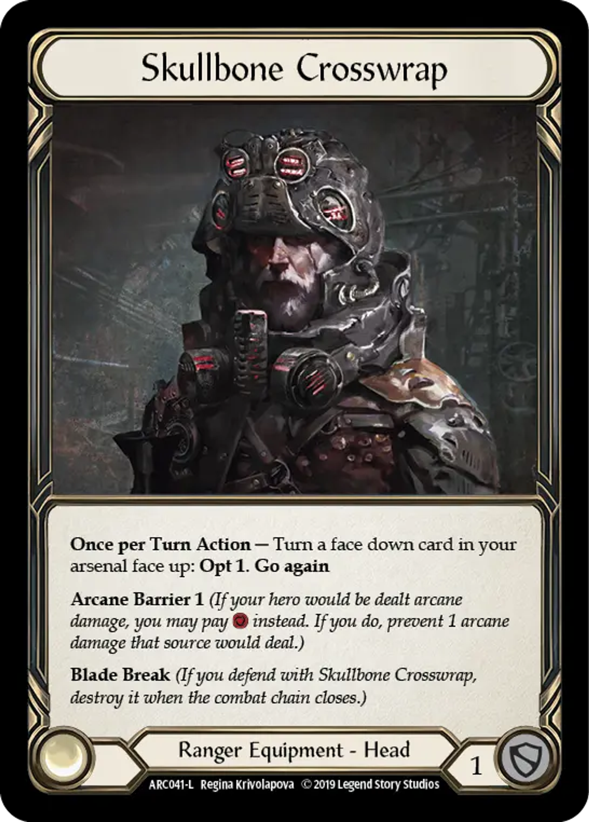 Skullbone Crosswrap — Arcane Rising — Flesh and Blood
