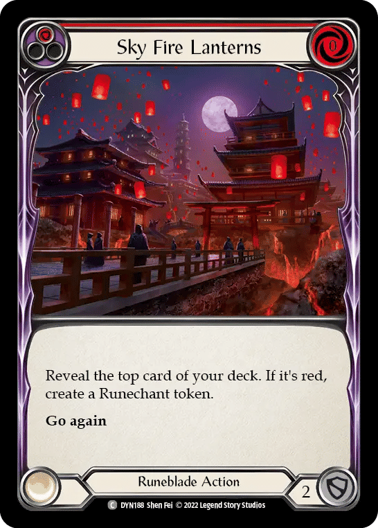 Sky Fire Lanterns (Red) — Dynasty — Flesh and Blood