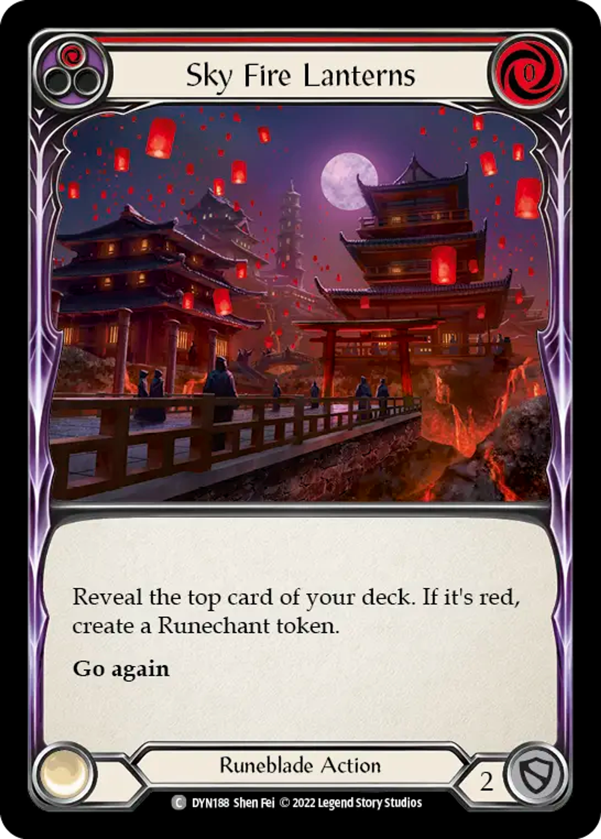 Sky Fire Lanterns (Red) — Dynasty — Flesh and Blood