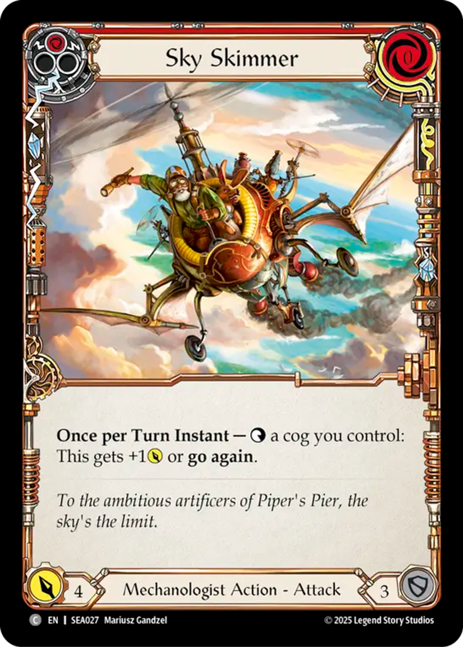 Sky Skimmer (Red) — High Seas — Flesh and Blood