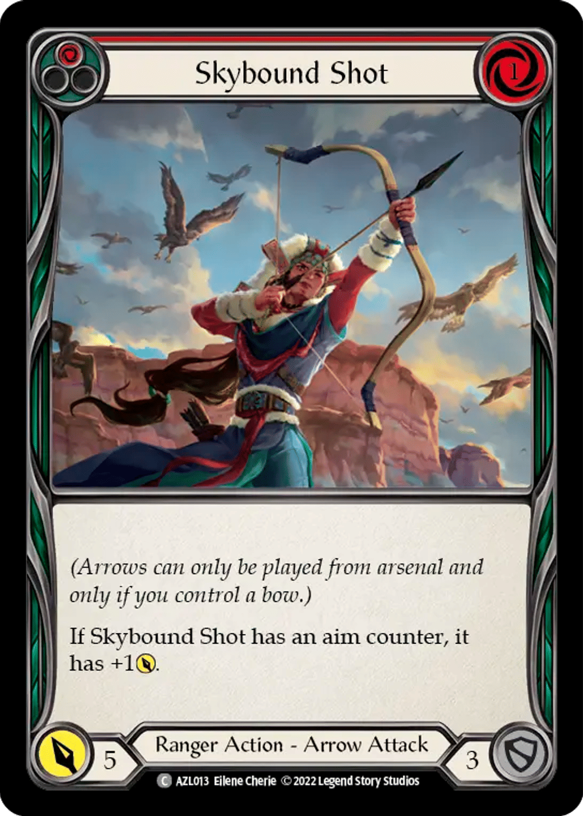 Skybound Shot (Red) from Azalea - Blitz Deck - Flesh and Blood