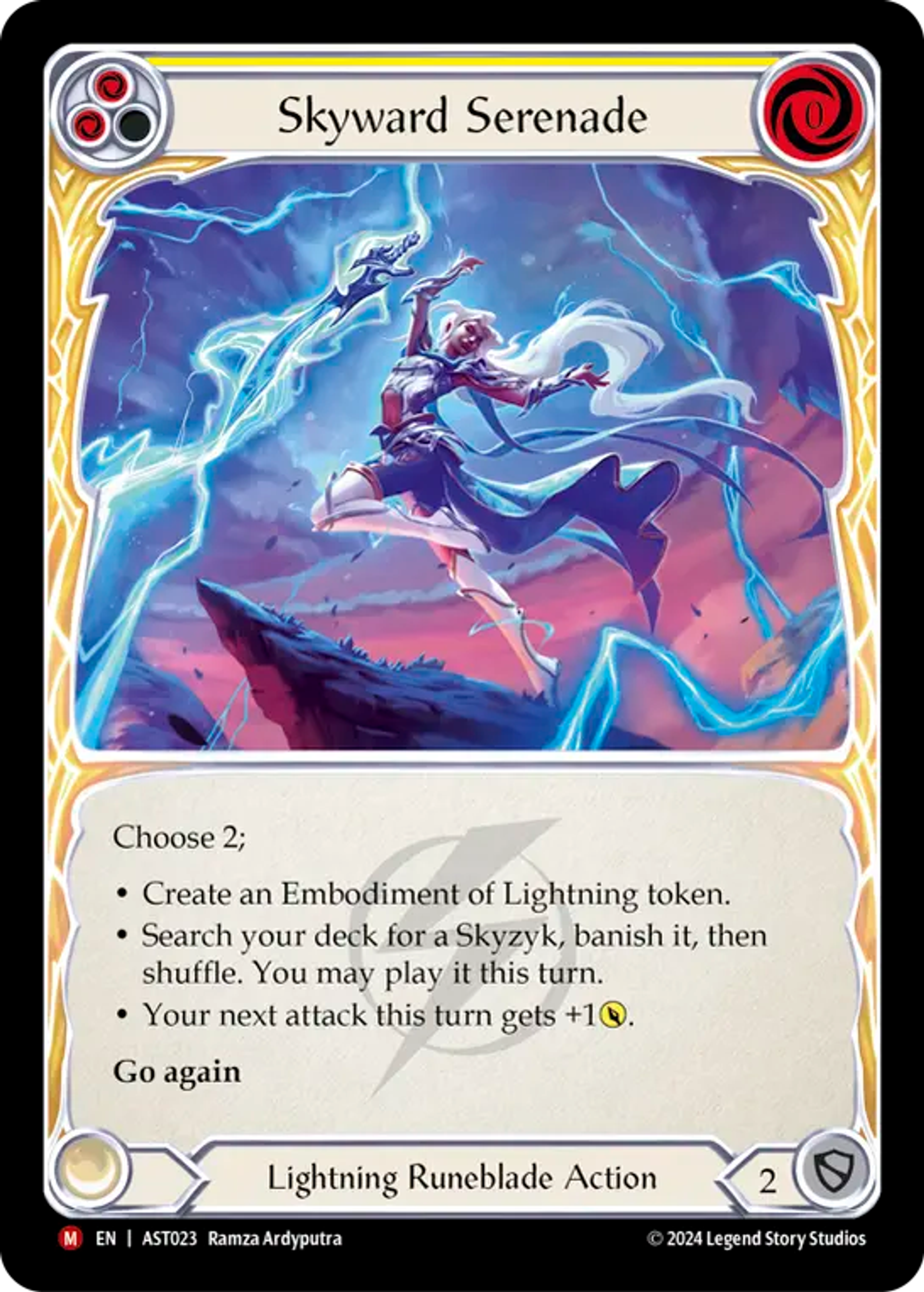 Sérénade au ciel — Armory Deck - Aurora, Shooting Star — Flesh and Blood
