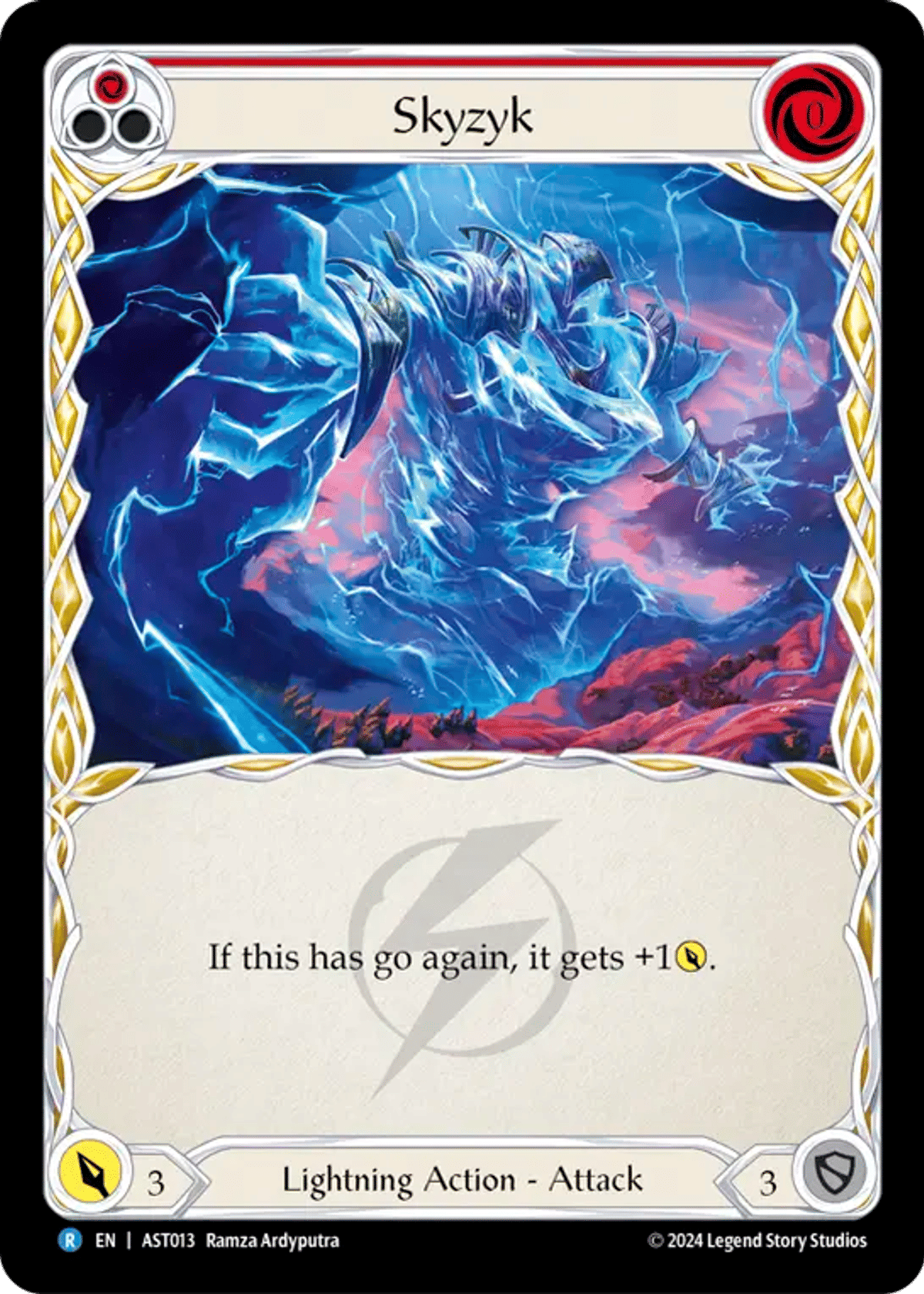 Skyzyk from Armory Deck - Aurora, Shooting Star - Flesh and Blood