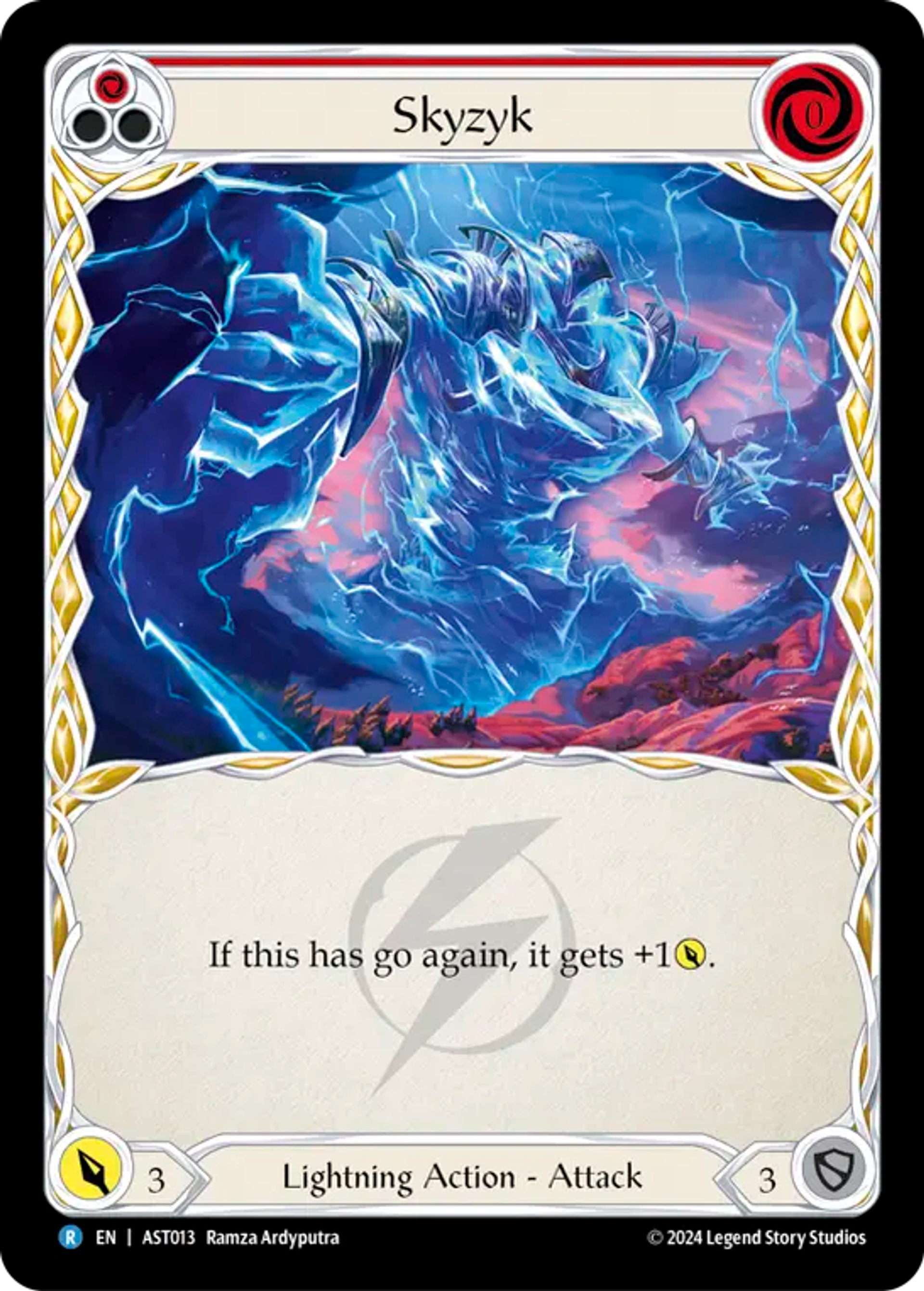 Skyzyk (Red) — Armory Deck - Aurora, Shooting Star — Flesh and Blood