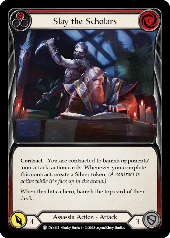 Slay the Scholars (Red) — Dynasty — Flesh and Blood