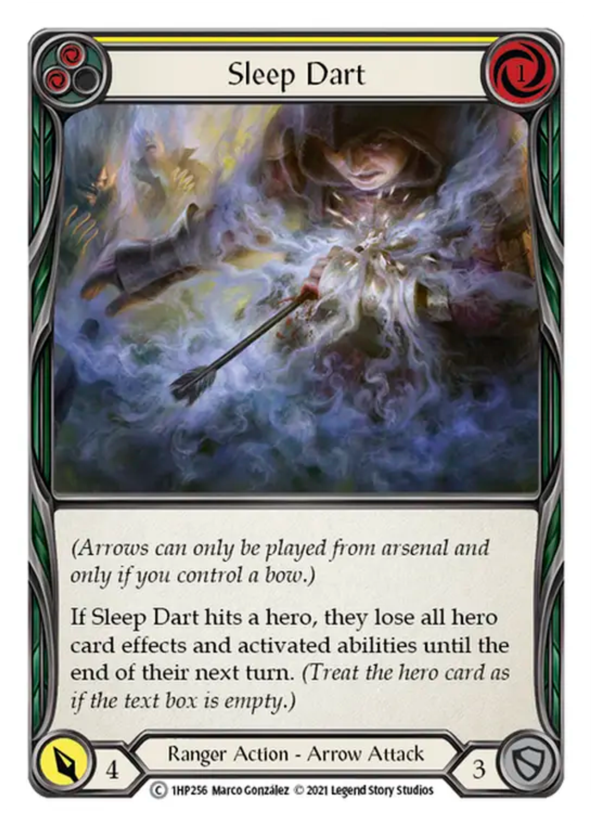 Sleep Dart (Yellow) — History Pack 1 — Flesh and Blood
