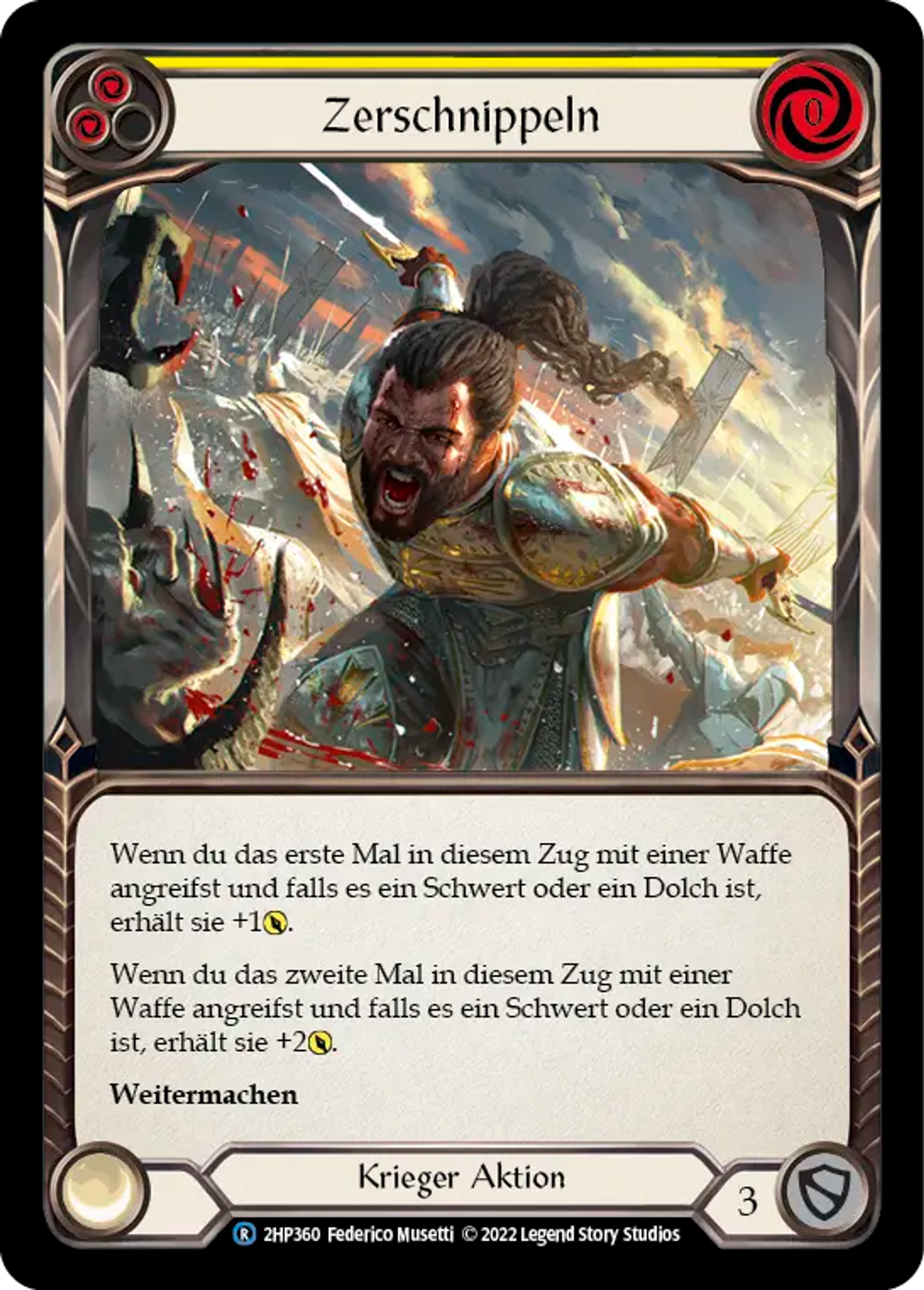 Slice and Dice (Yellow) — History Pack 2 - Black Label — Flesh and Blood