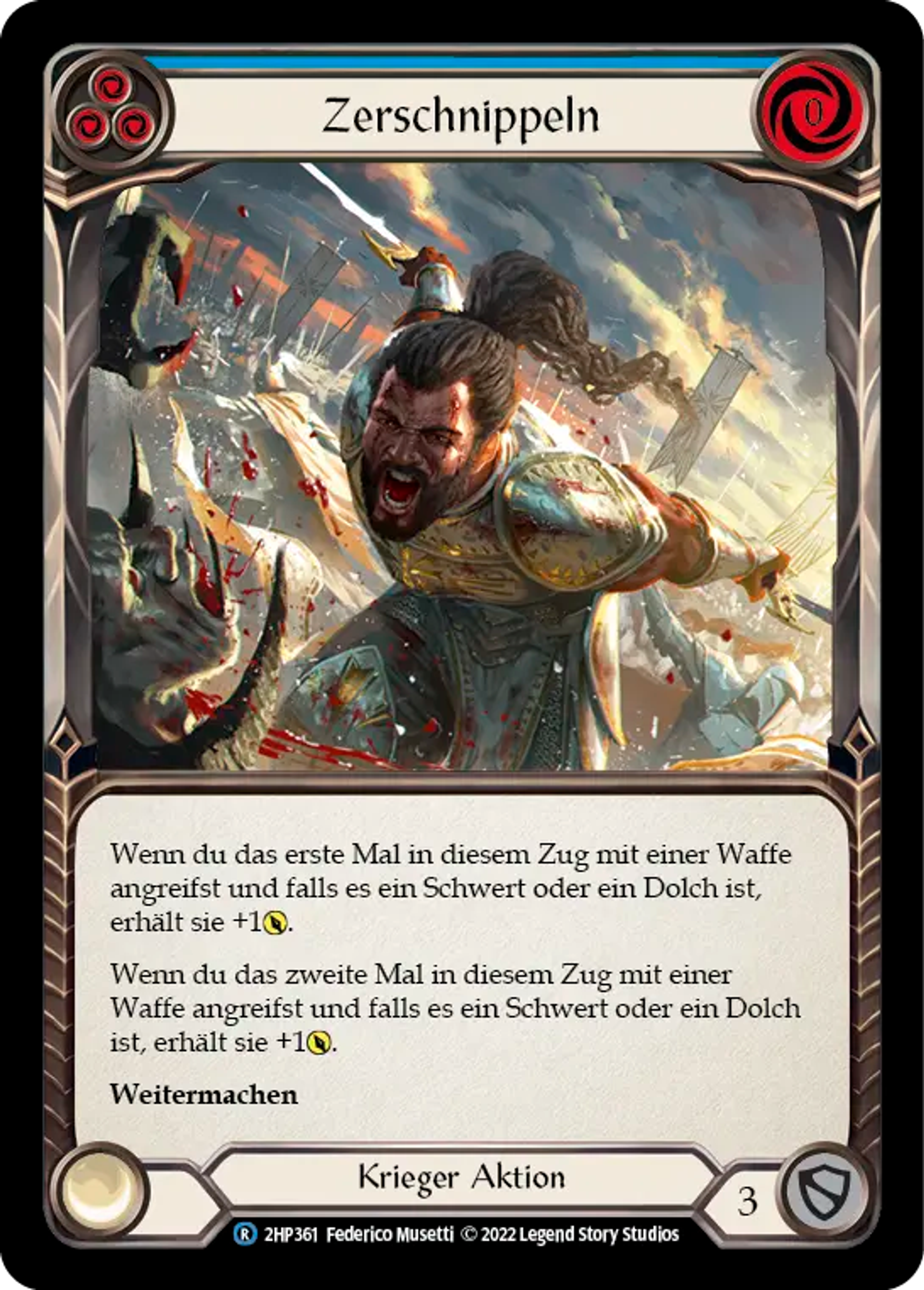Slice and Dice (Blue) — History Pack 2 - Black Label — Flesh and Blood