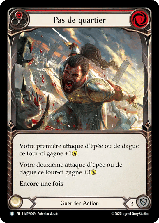 Pas de quartier — Mastery Pack Warrior — Flesh and Blood