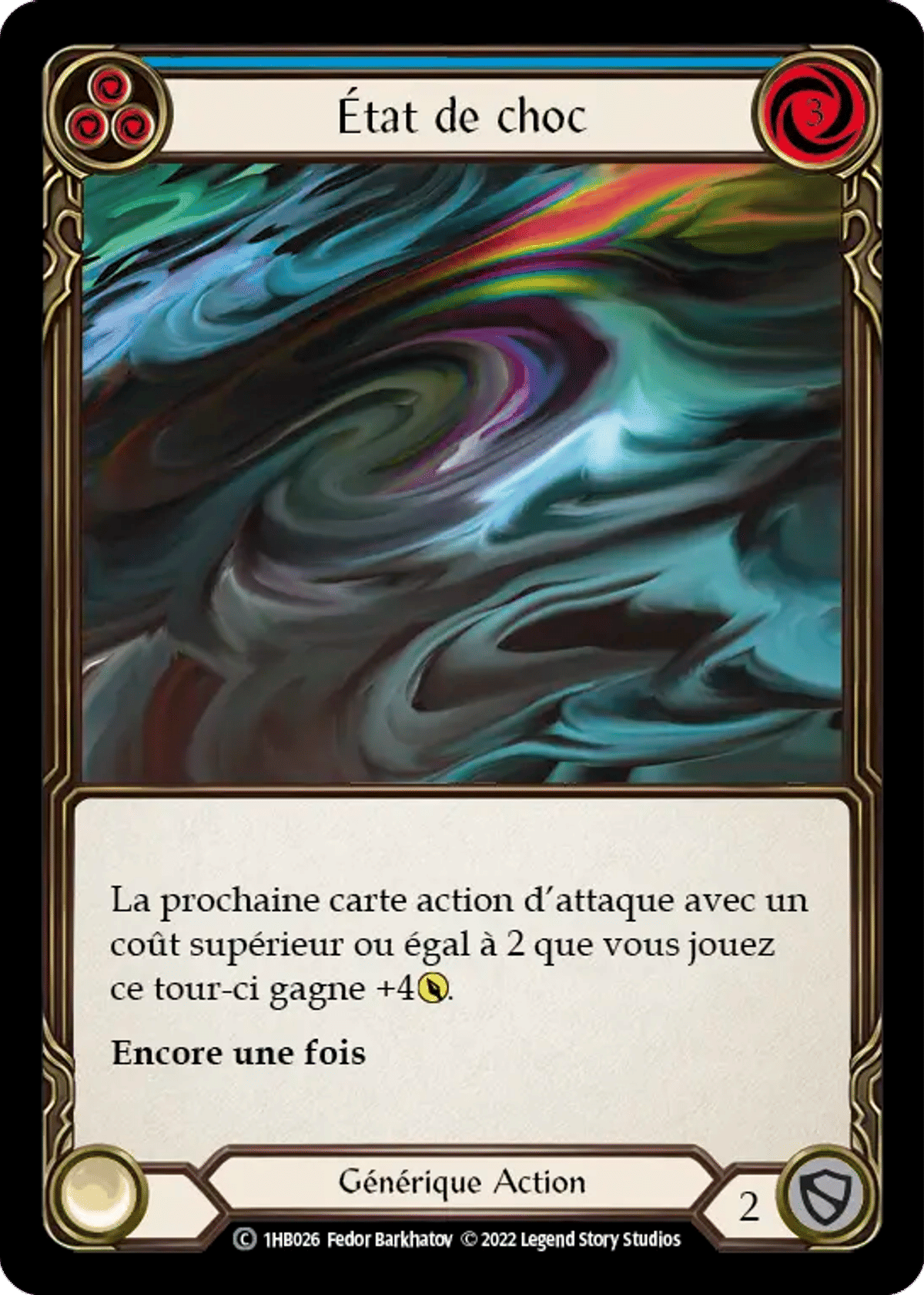 État de choc from Bravo - Blitz Deck - Flesh and Blood