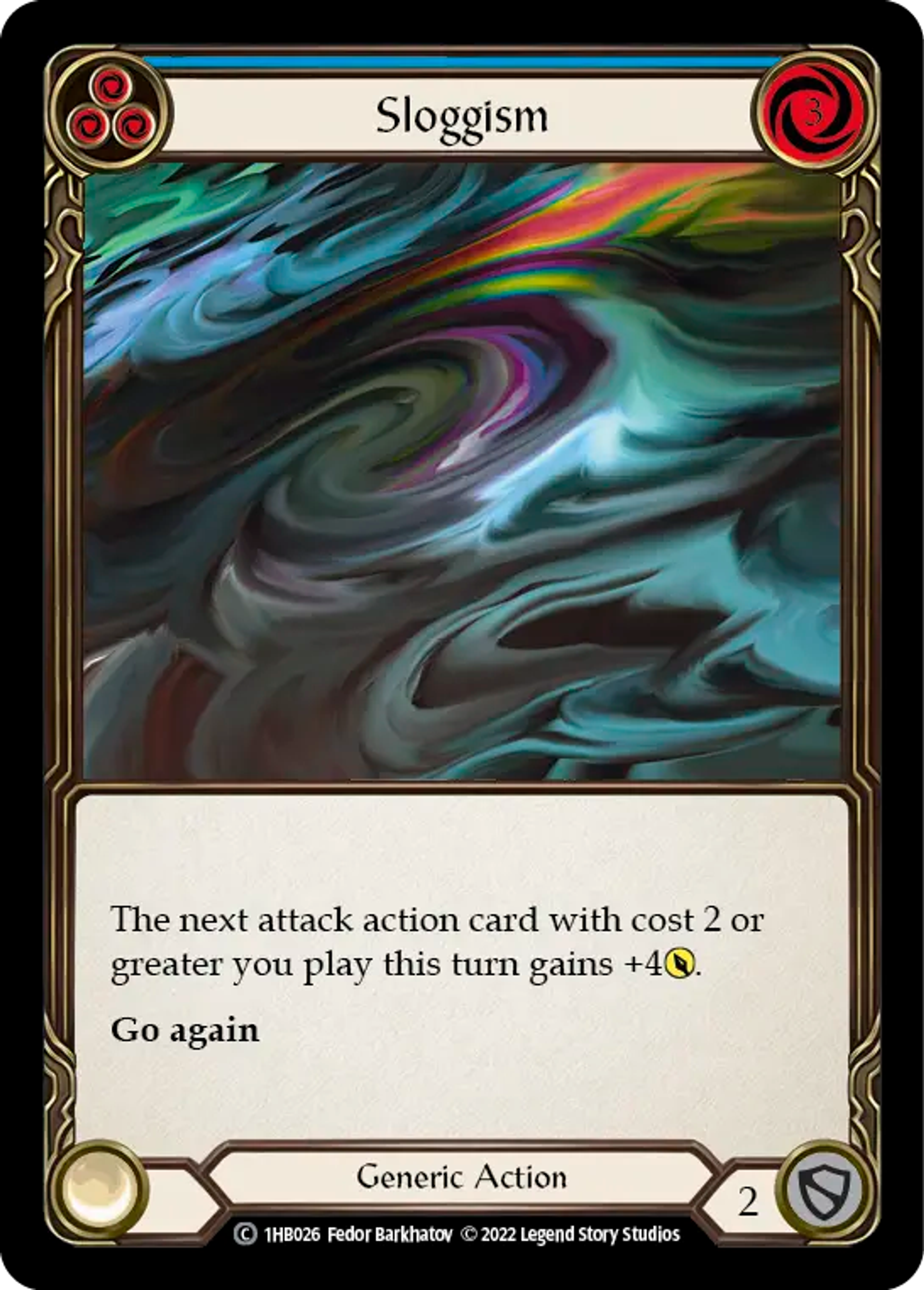 Sloggism (Blue) — Bravo - Blitz Deck — Flesh and Blood