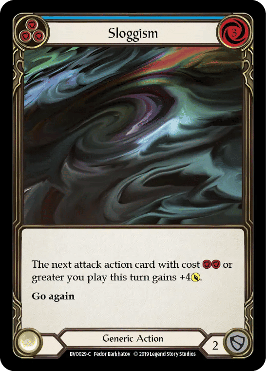 Sloggism (Blue) — Bravo, Showstopper - Hero Deck — Flesh and Blood