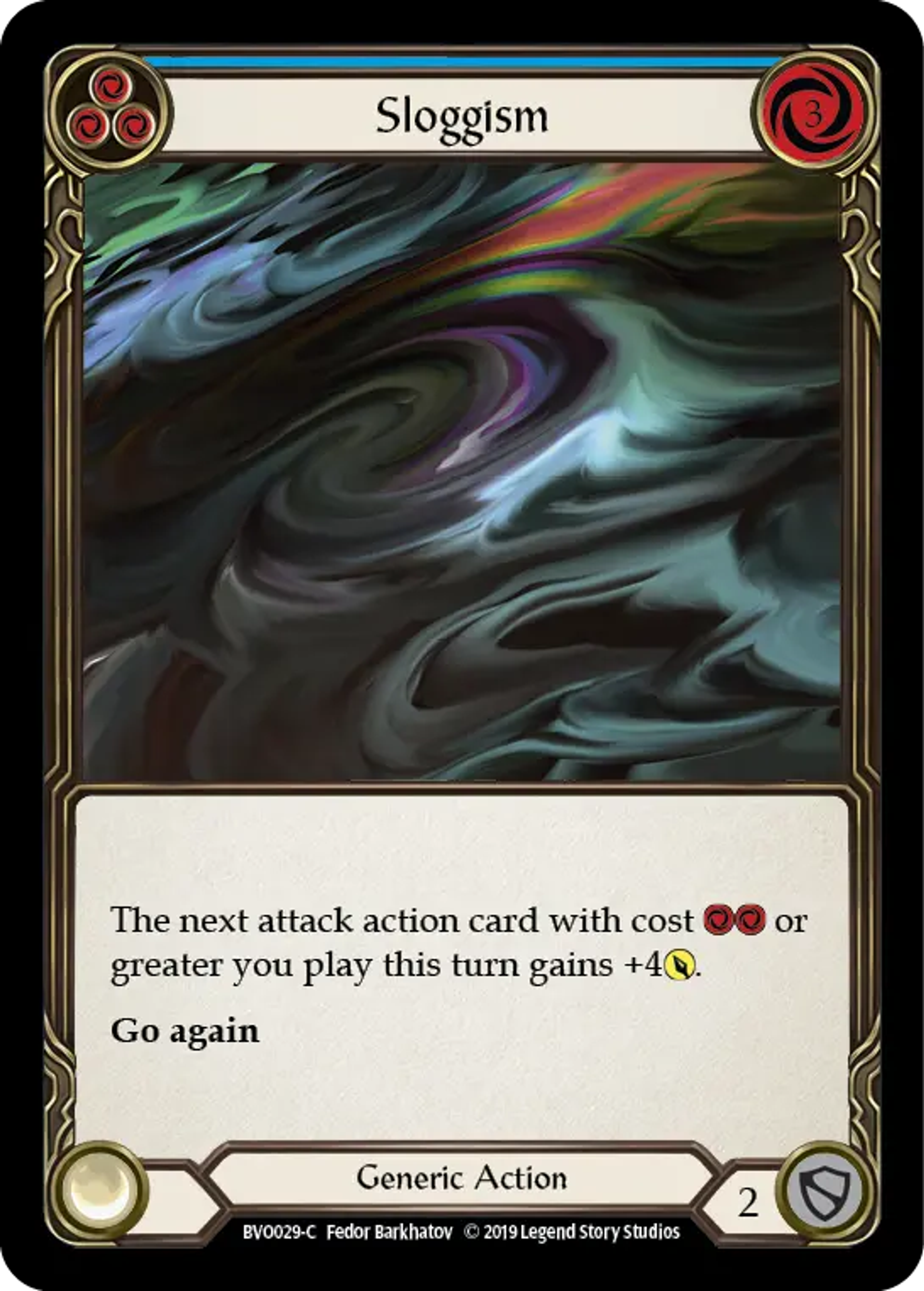 Sloggism (Blue) — Bravo, Showstopper - Hero Deck — Flesh and Blood