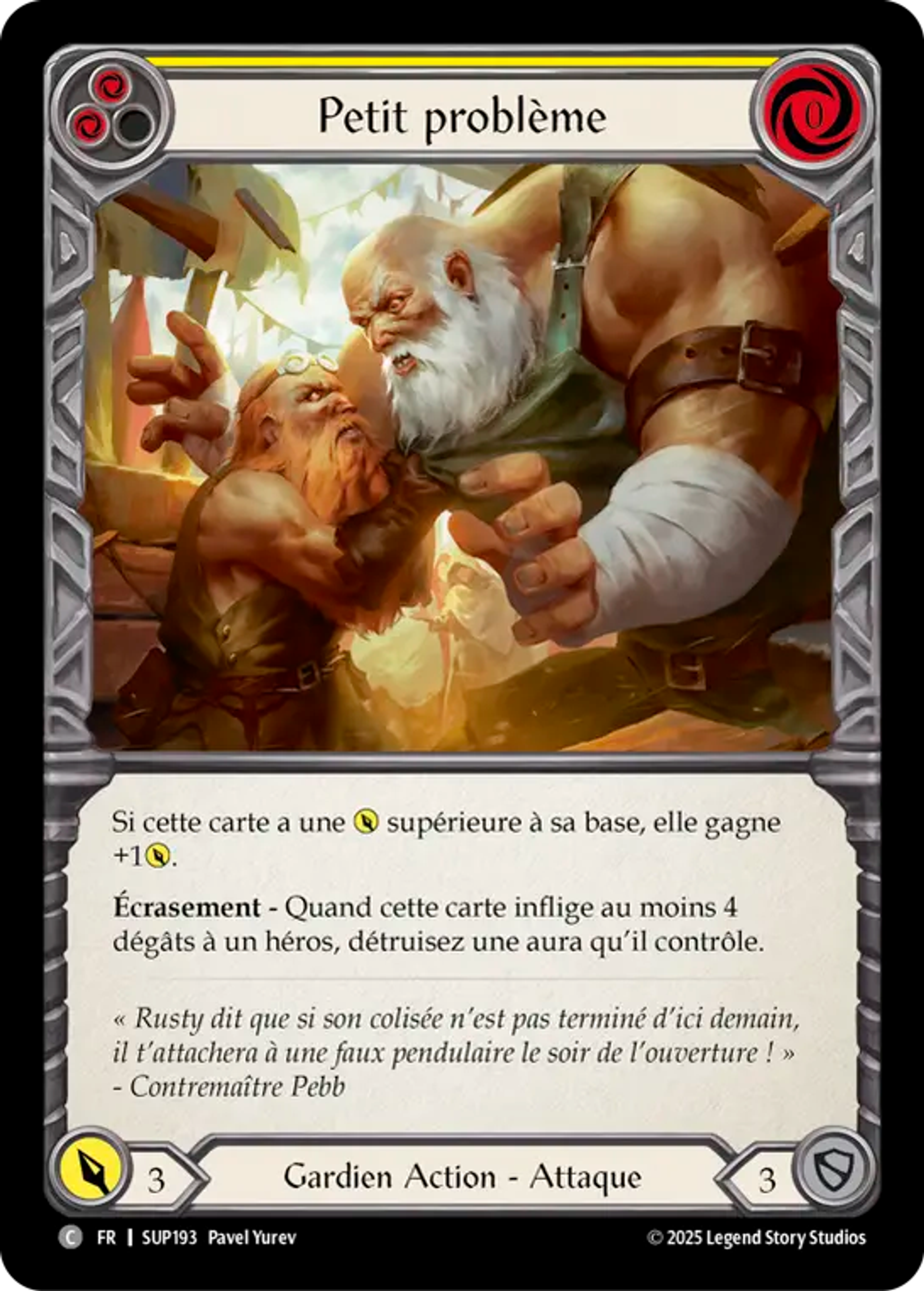 Petit problème — Super Slam — Flesh and Blood