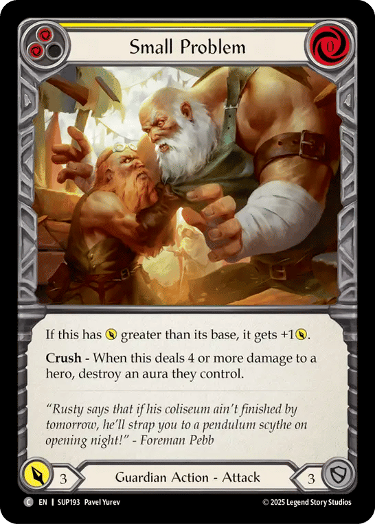Small Problem (Yellow) — Super Slam — Flesh and Blood