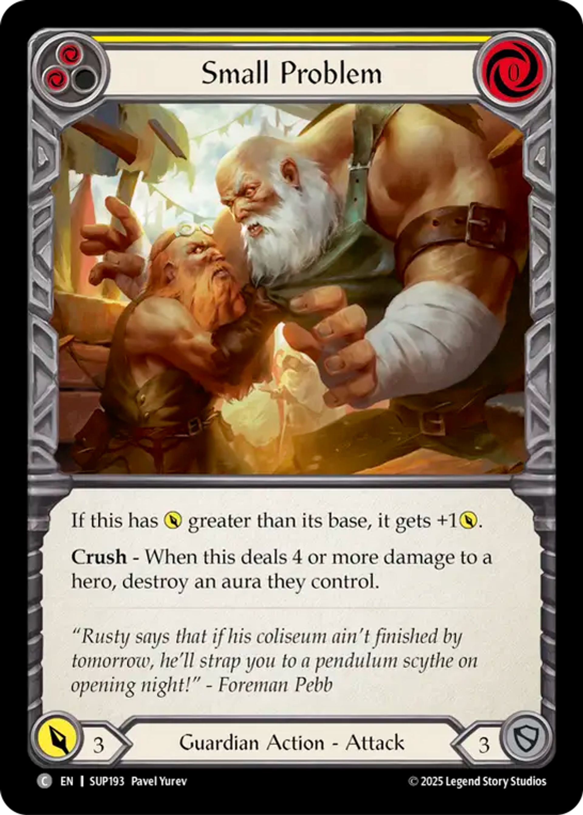 Small Problem (Yellow) — Super Slam — Flesh and Blood