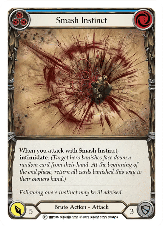 Smash Instinct (Blue) — History Pack 1 — Flesh and Blood