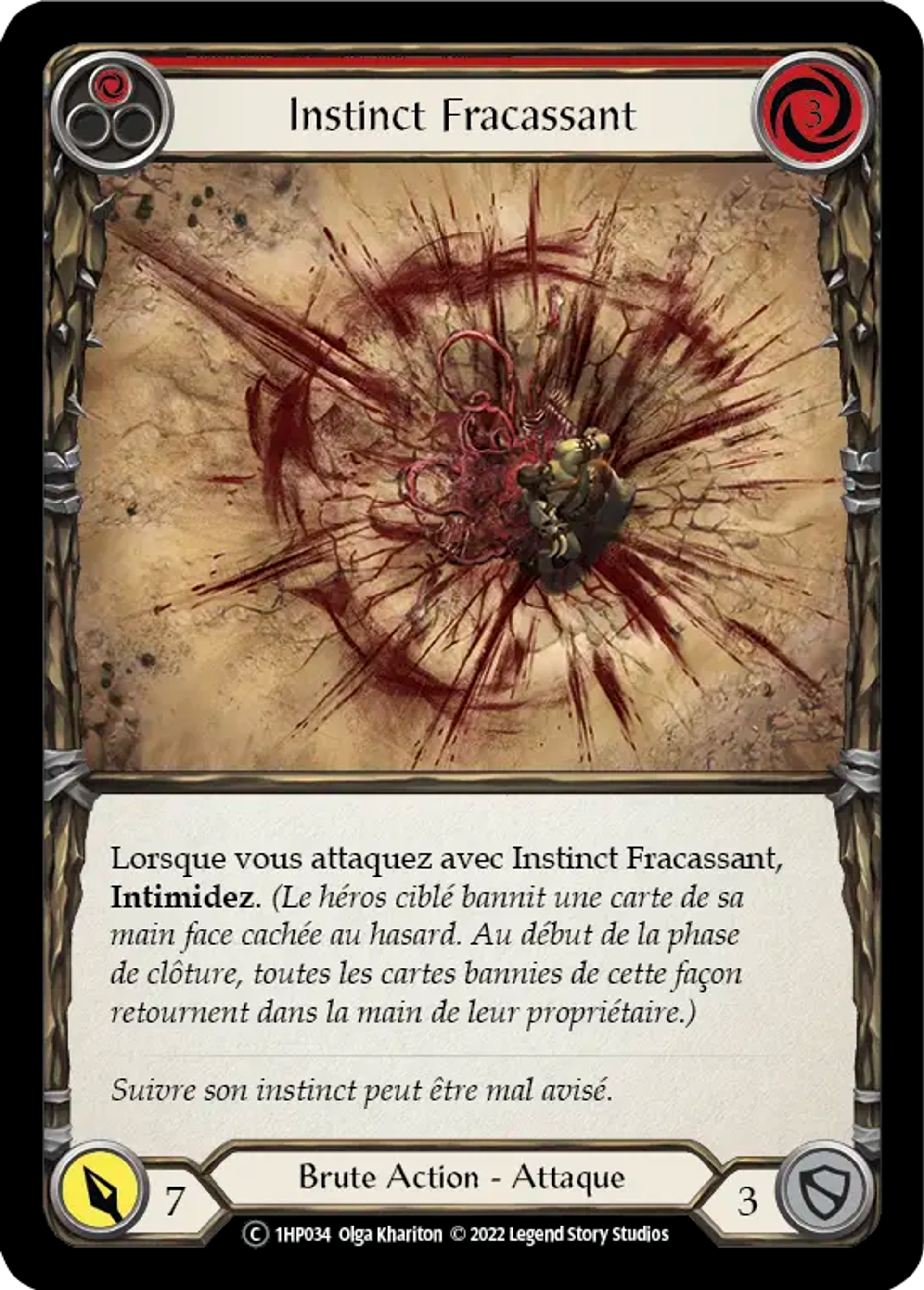 Instinct Fracassant — History Pack 1 - Black Label — Flesh and Blood
