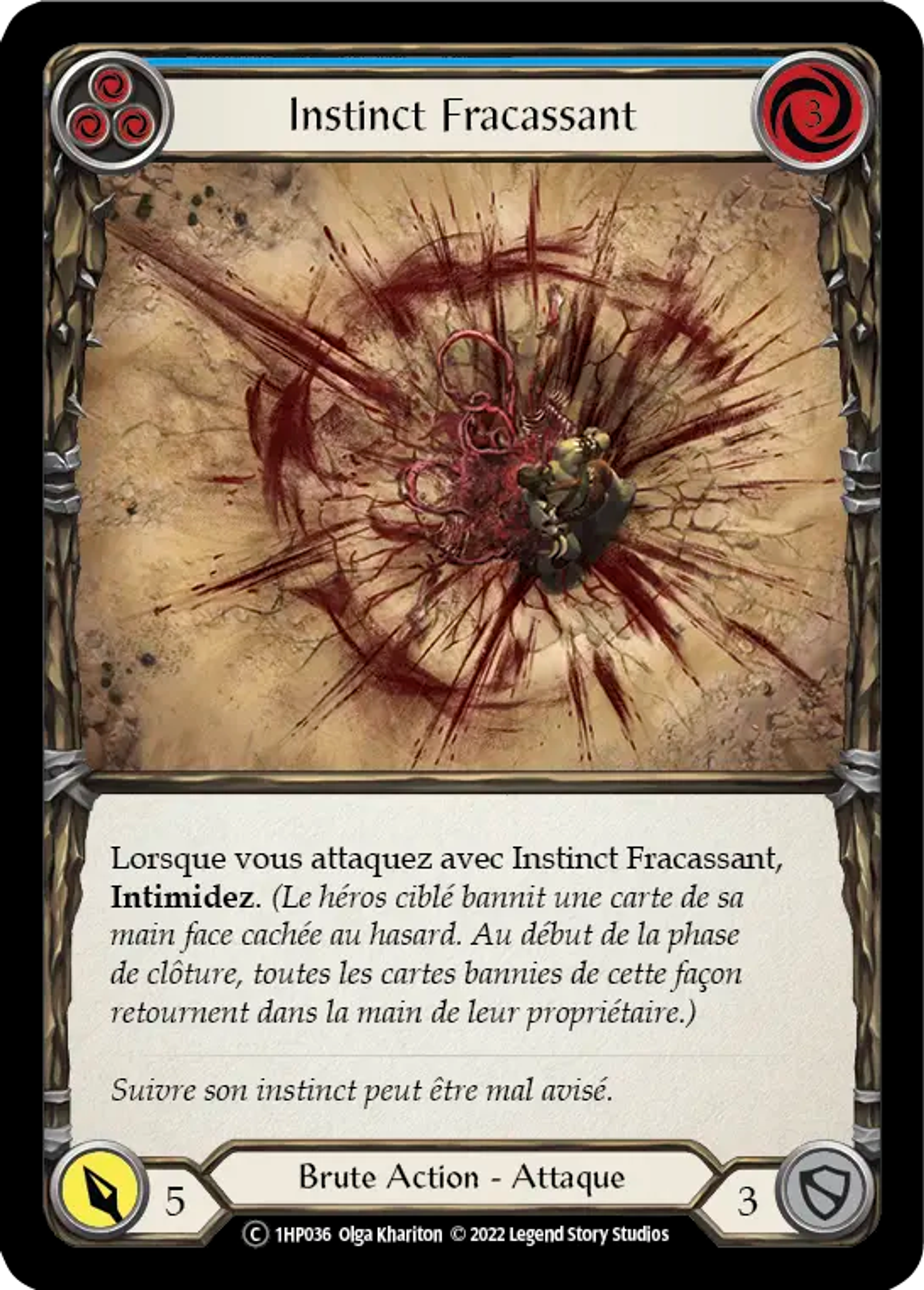 Instinct Fracassant — History Pack 1 - Black Label — Flesh and Blood