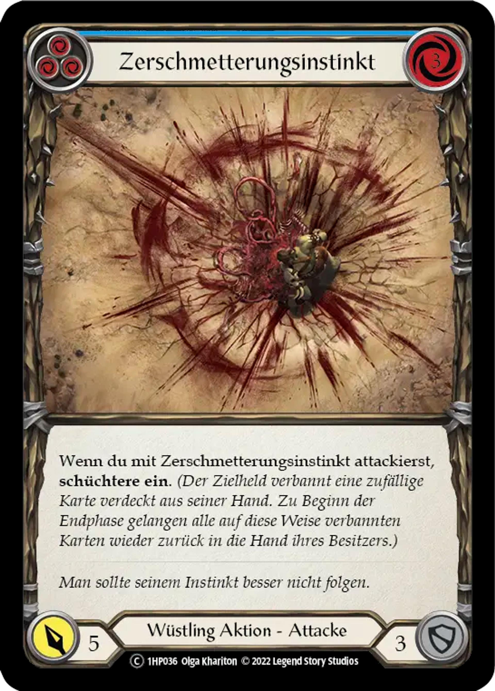 Smash Instinct (Blue) — History Pack 1 - Black Label — Flesh and Blood