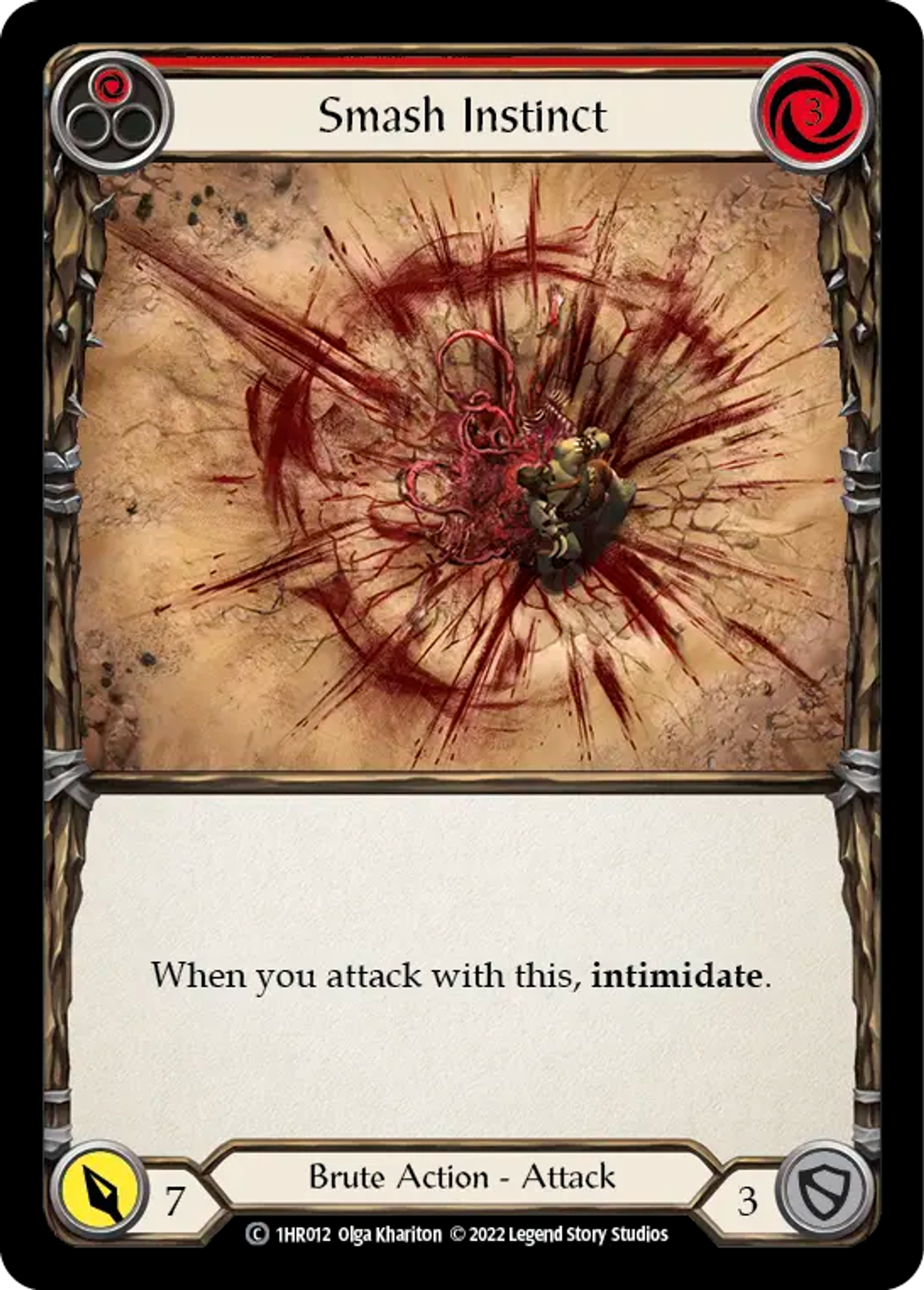 Smash Instinct (Red) — Rhinar - Blitz Deck — Flesh and Blood