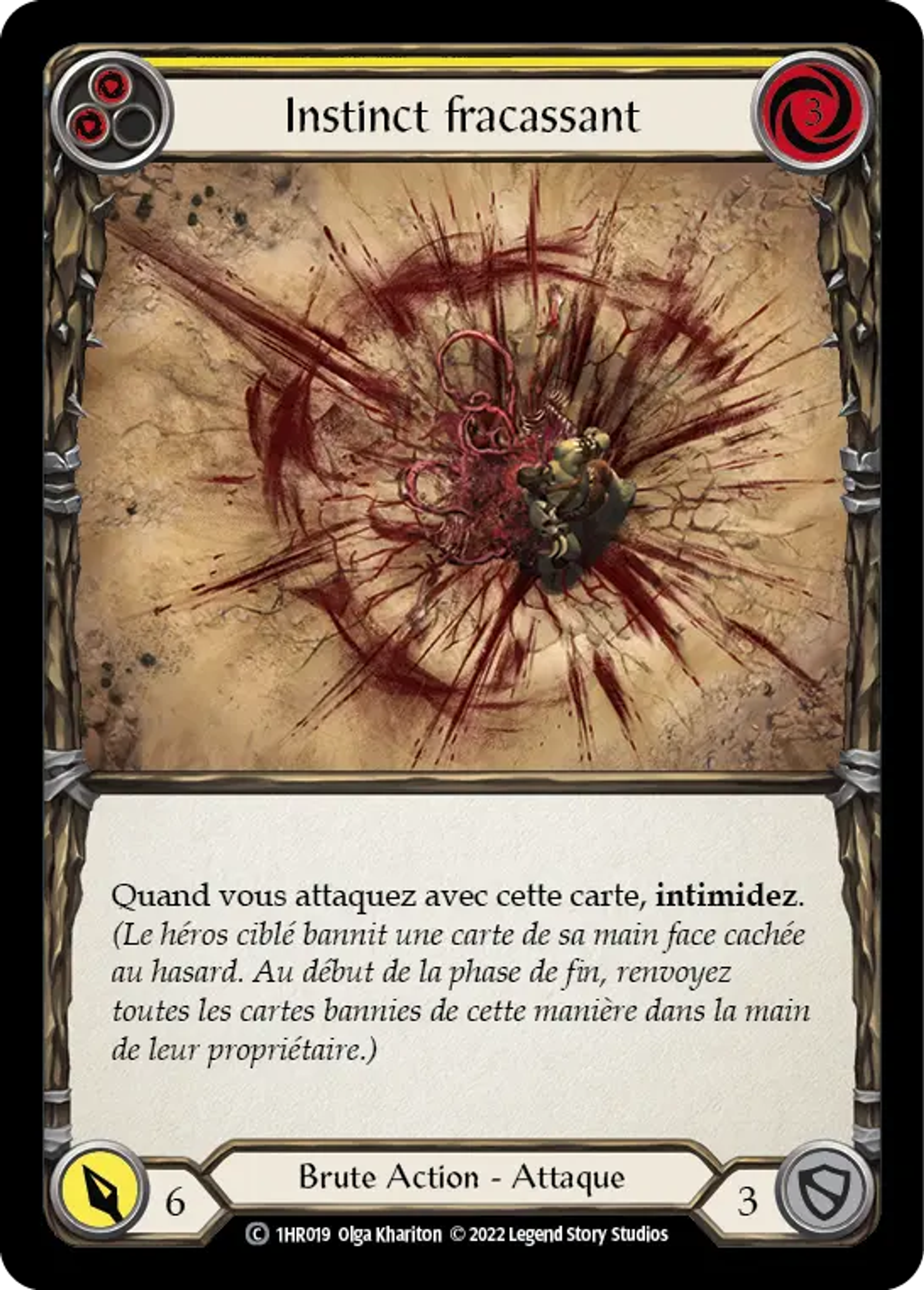 Instinct fracassant — Rhinar - Blitz Deck — Flesh and Blood