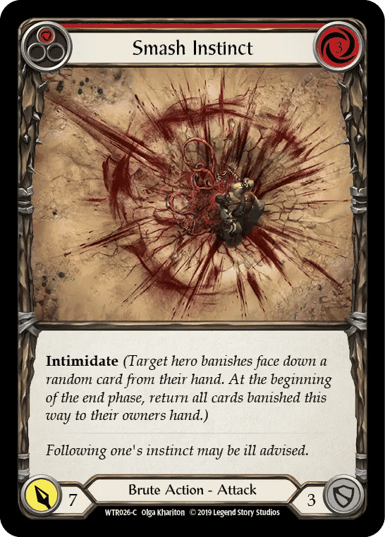 Smash Instinct (Red) — Welcome to Rathe — Flesh and Blood