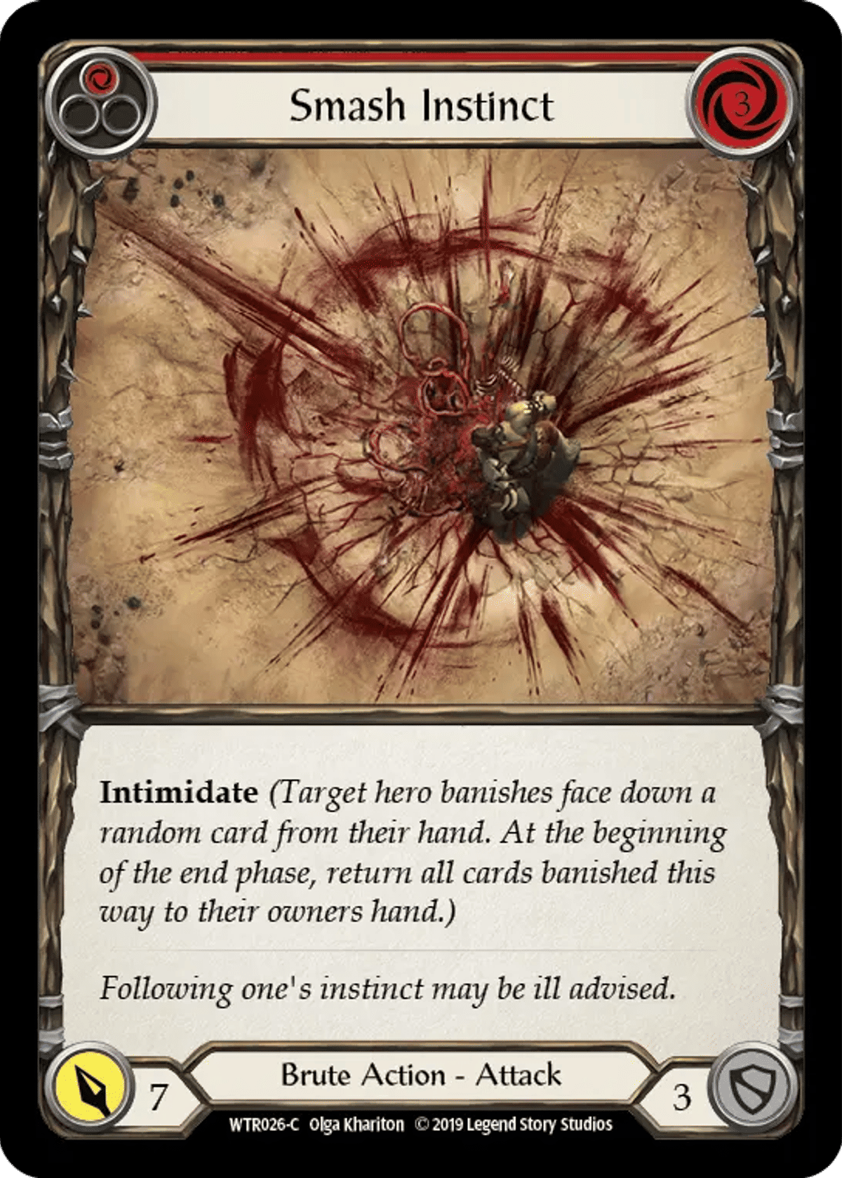 Smash Instinct (Red) from Welcome to Rathe - Flesh and Blood