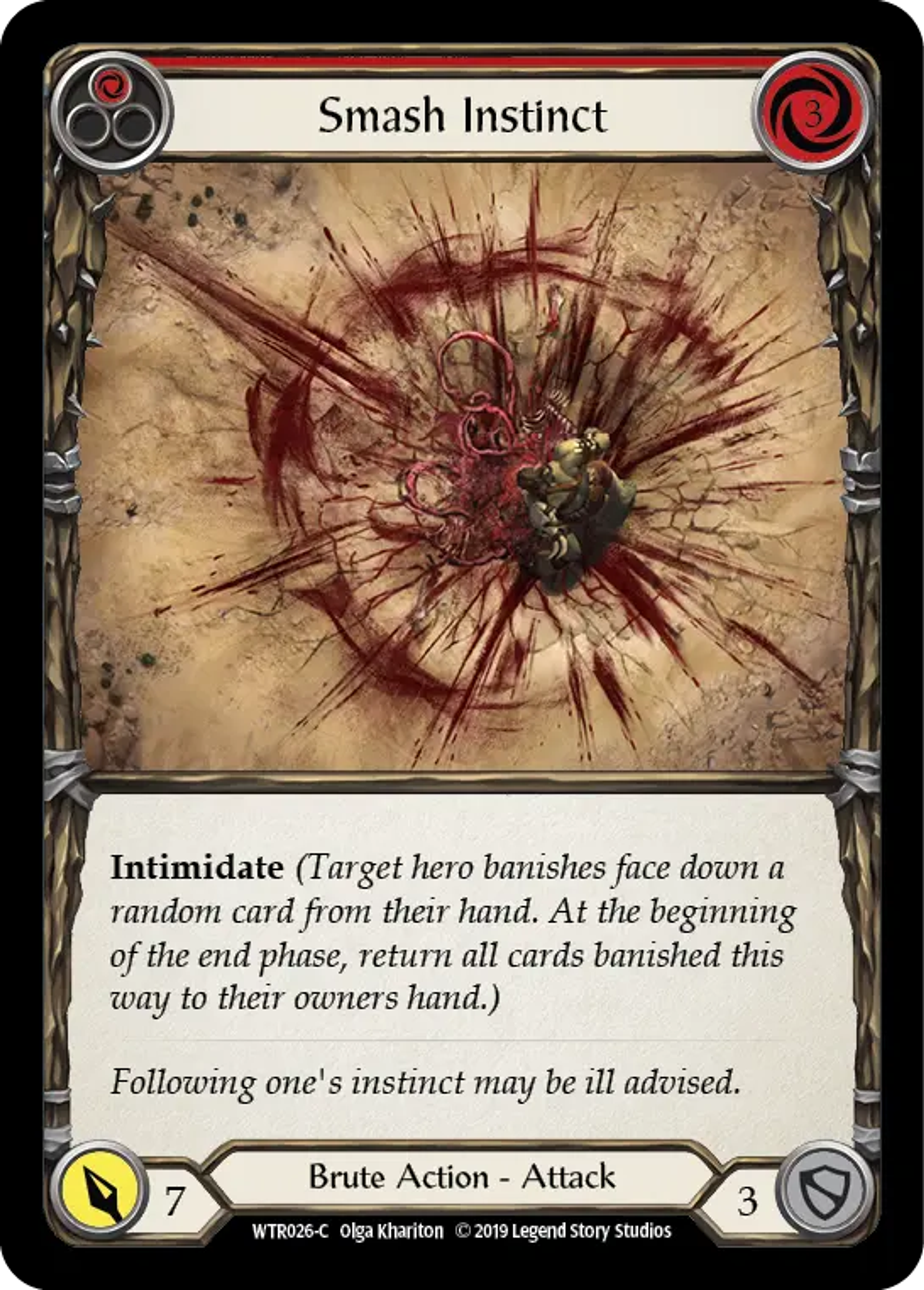 Smash Instinct (Red) — Welcome to Rathe — Flesh and Blood