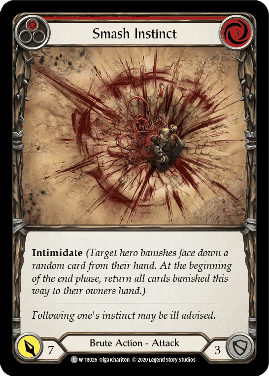 Smash Instinct (Red) — Welcome to Rathe - Unlimited — Flesh and Blood