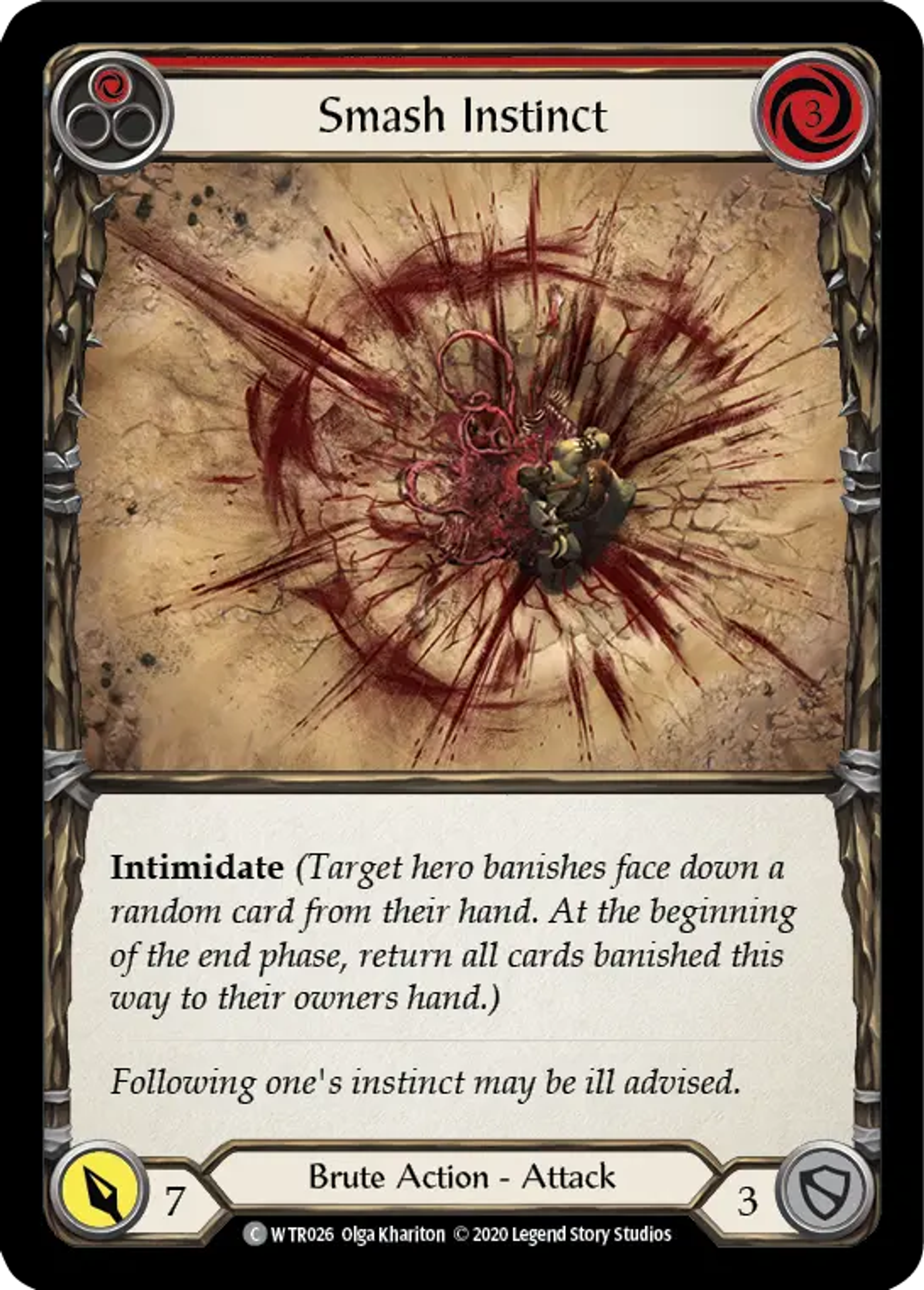 Smash Instinct (Red) — Welcome to Rathe - Unlimited — Flesh and Blood