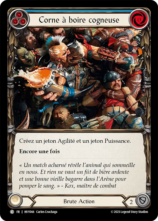 Corne à boire cogneuse — Heavy Hitters — Flesh and Blood