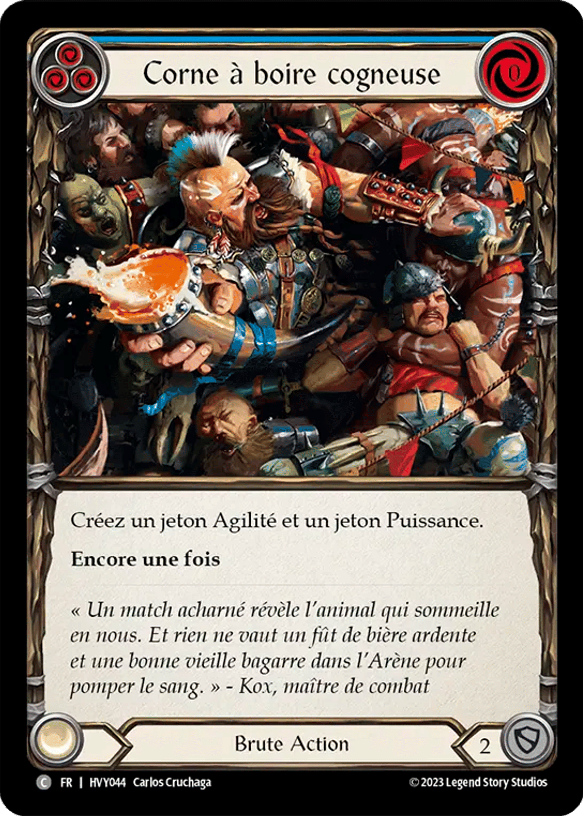 Corne à boire cogneuse from Heavy Hitters - Flesh and Blood