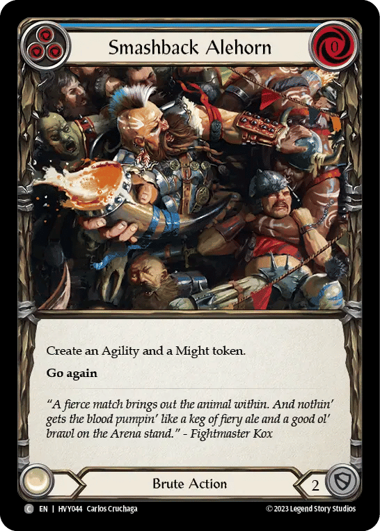 Smashback Alehorn (Blue) — Heavy Hitters — Flesh and Blood