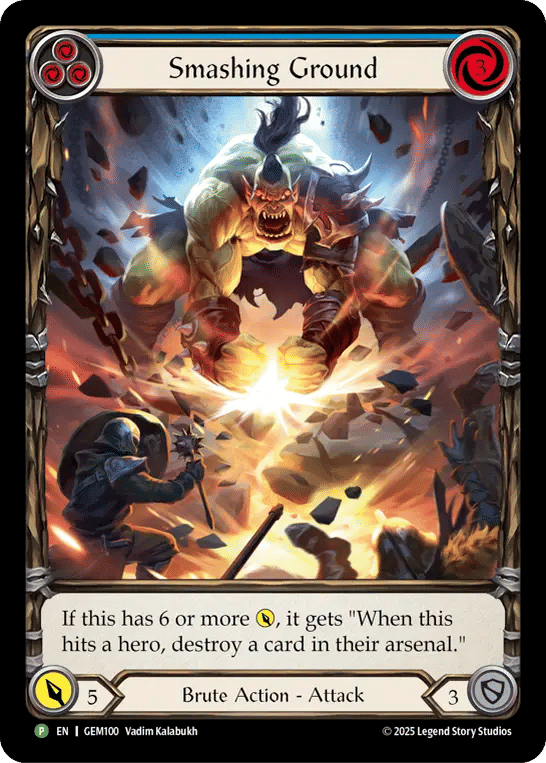 Smashing Ground — GEM - Pack 3 — Flesh and Blood