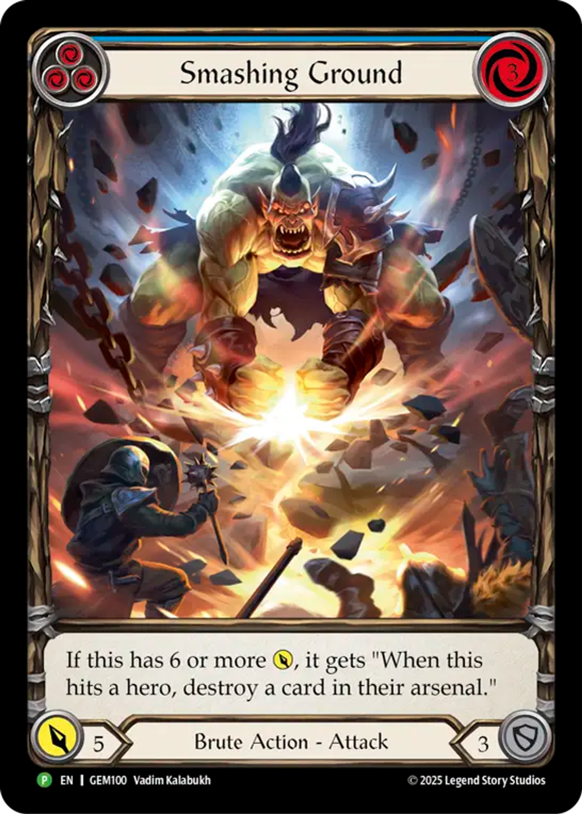 Smashing Ground — GEM - Pack 3 — Flesh and Blood