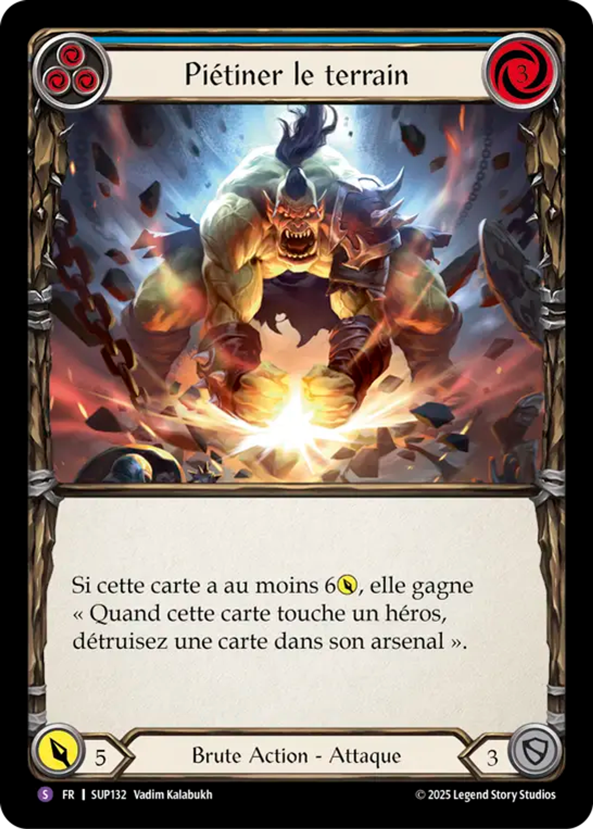 Piétiner le terrain — Super Slam — Flesh and Blood
