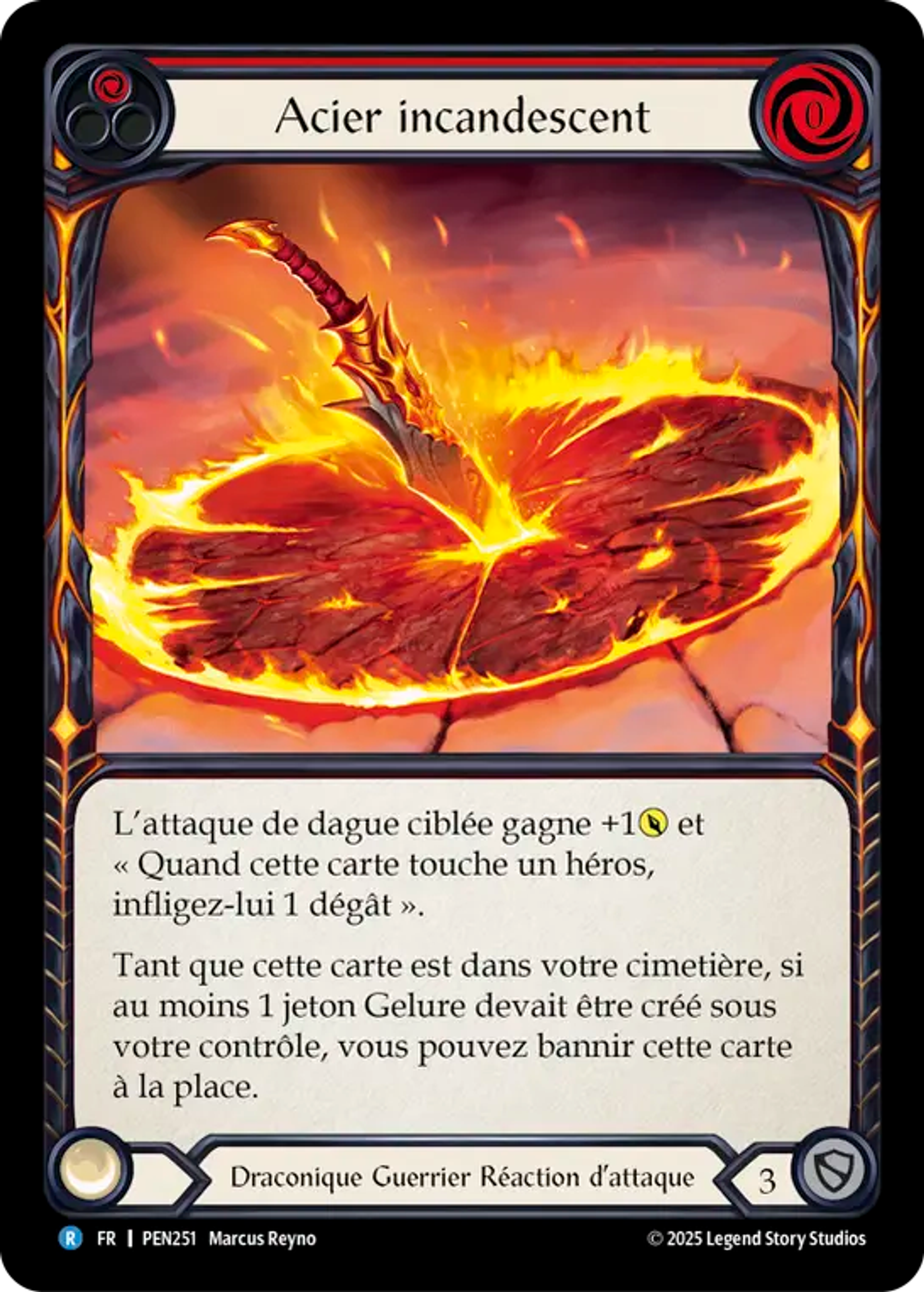 Smoldering Steel (Red) — Compendium of Rathe — Flesh and Blood