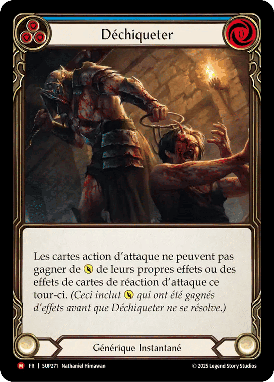 Déchiqueter — Super Slam — Flesh and Blood