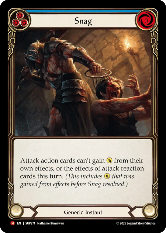 Snag — Super Slam — Flesh and Blood