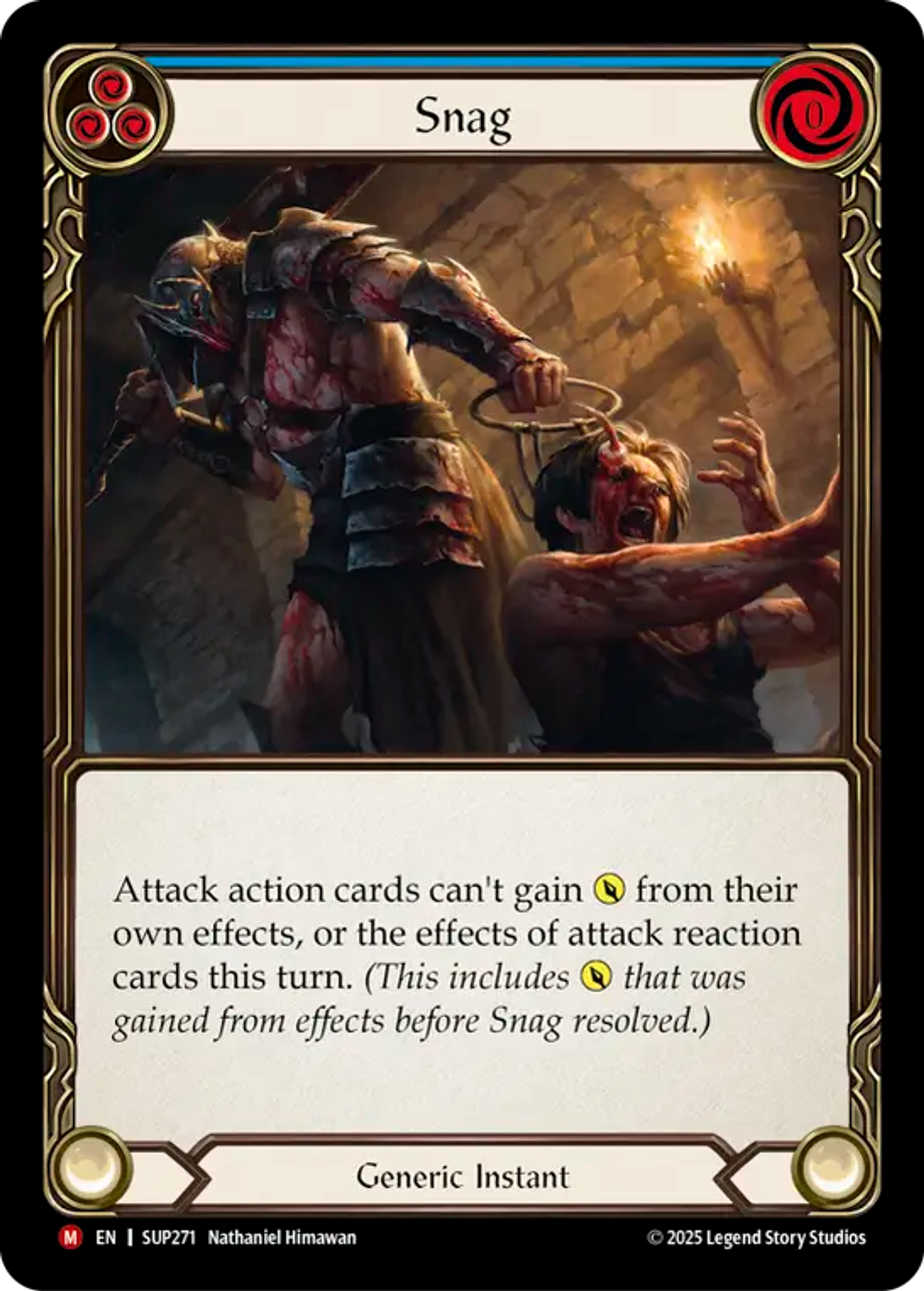 Snag — Super Slam — Flesh and Blood