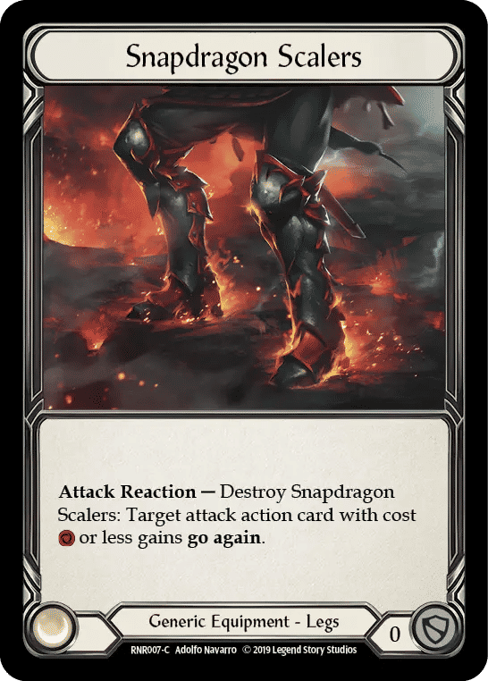 Snapdragon Scalers — Rhinar, Reckless Rampage - Hero Deck — Flesh and Blood