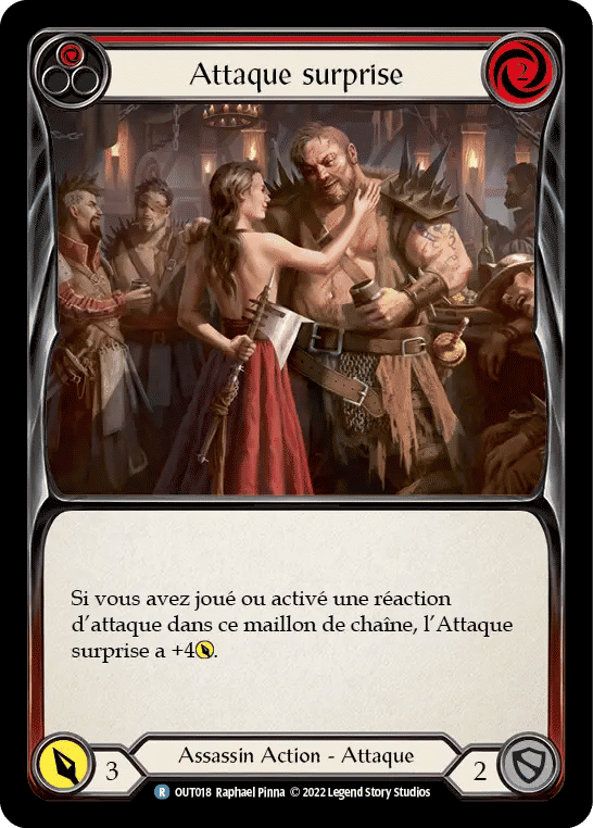 Attaque surprise — Outsiders — Flesh and Blood